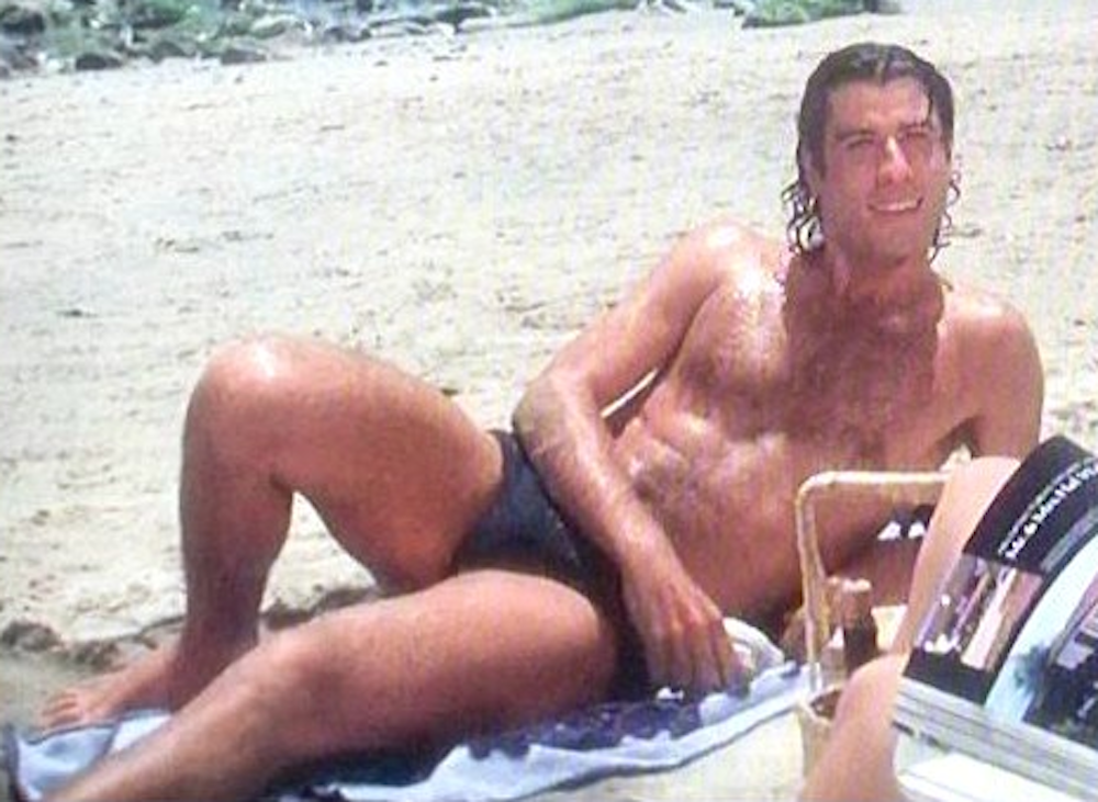 John Travolta in speedos. from this early tv days. he was so cute and so ho...