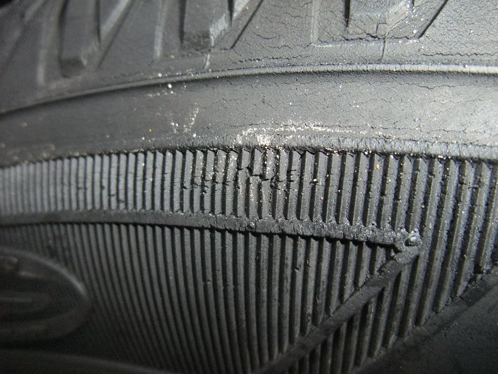 Tire Sidewall Hole