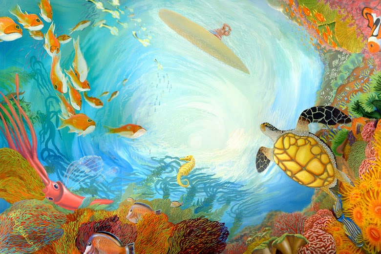 Картинки морское дно для детей распечатать цветные