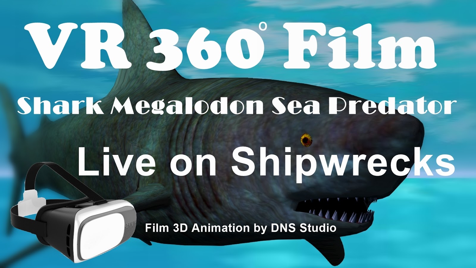 DNS Studio Animasi Indonesia Membuat Film VR 360 Shark Megalodon
