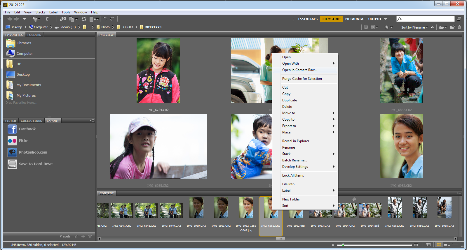 โลกของการหยุดเวลา... Adobe Bridge + Camera RAW สร้างภาพธรรมดา ๆ ให้โดด