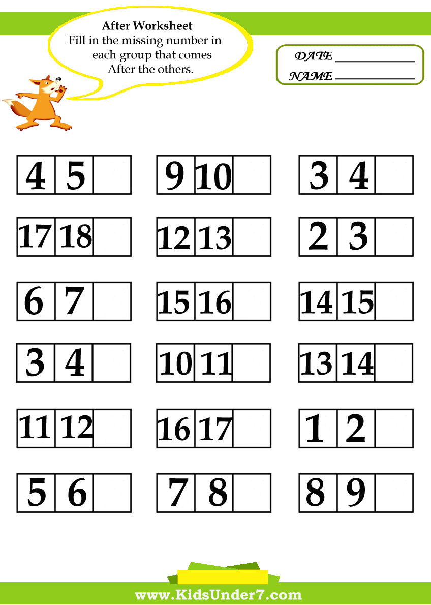 before-and-after-number-worksheets