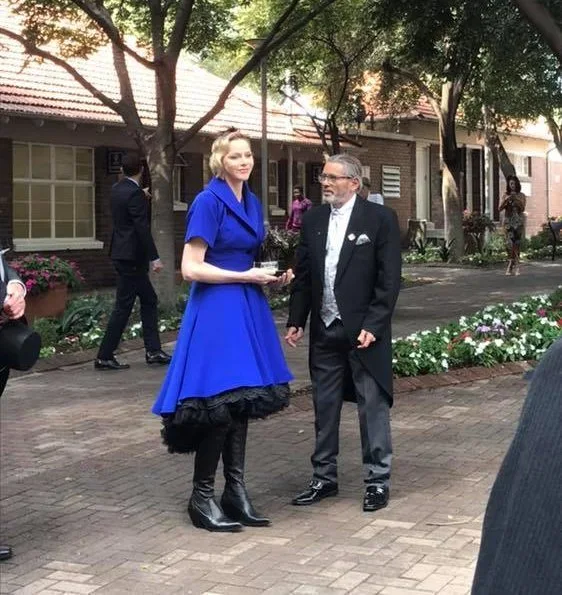 Princess Charlene attended "Princess Charlene of Monaco Royal Race Day" event at Turffontein Racecourse