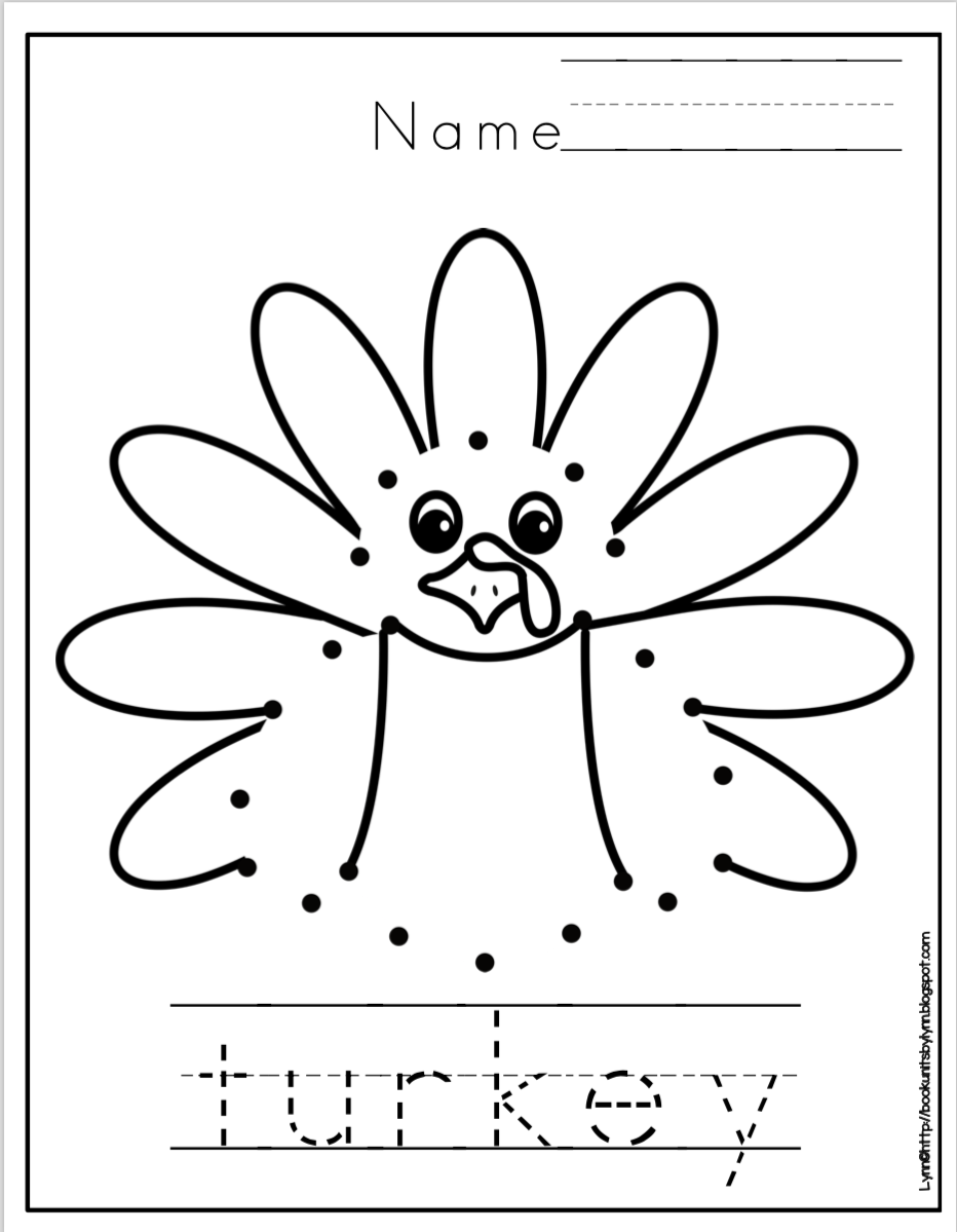 Dot To Dot For Thanksgiving Thanksgiving Dot To Dot Sets   Book Units By Lynn