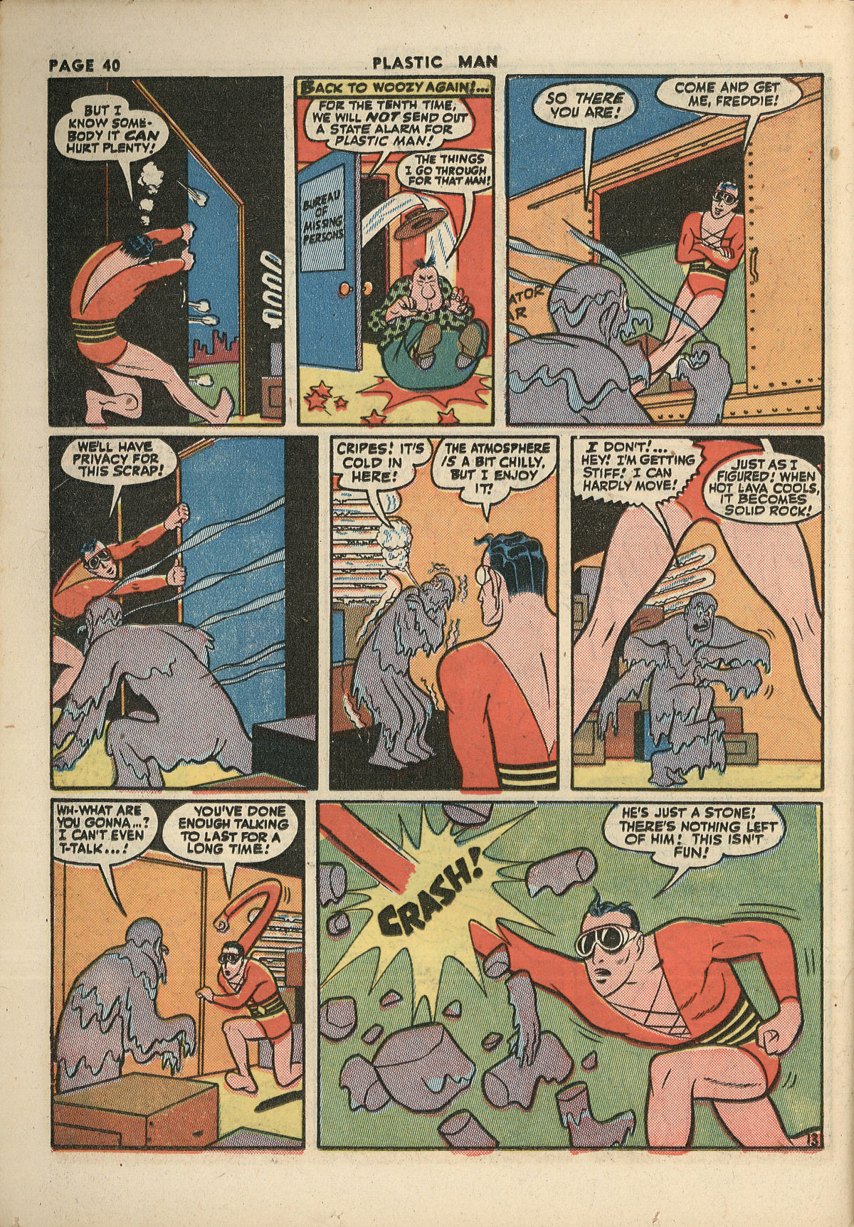 Read online Plastic Man (1943) comic -  Issue #2 - 42