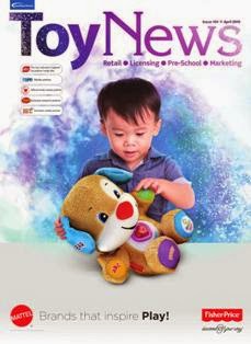 ToyNews 160 - April 2015 | ISSN 1740-3308 | TRUE PDF | Mensile | Professionisti | Distribuzione | Retail | Marketing | Giocattoli
ToyNews is the market leading toy industry magazine.
We serve the toy trade - licensing, marketing, distribution, retail, toy wholesale and more, with a focus on editorial quality.
We cover both the UK and international toy market.
We are members of the BTHA and you’ll find us every year at Toy Fair.
The toy business reads ToyNews.