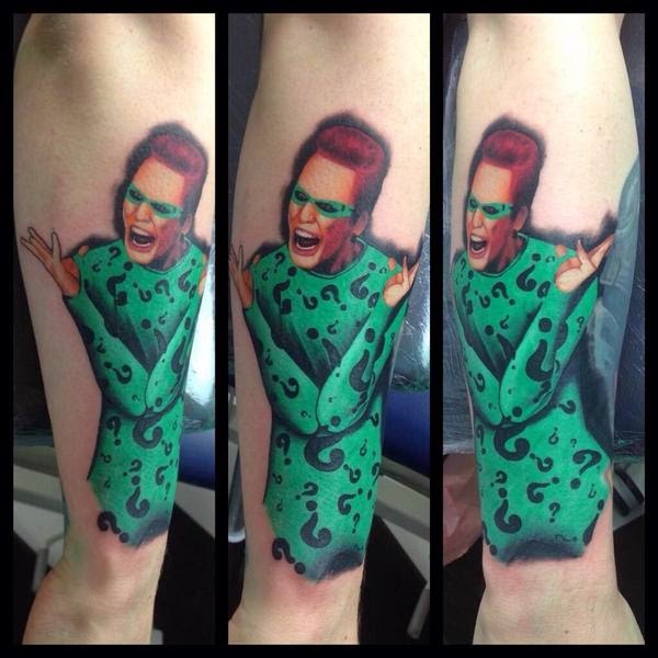 Tatuaje Jim Carrey El Acertijo