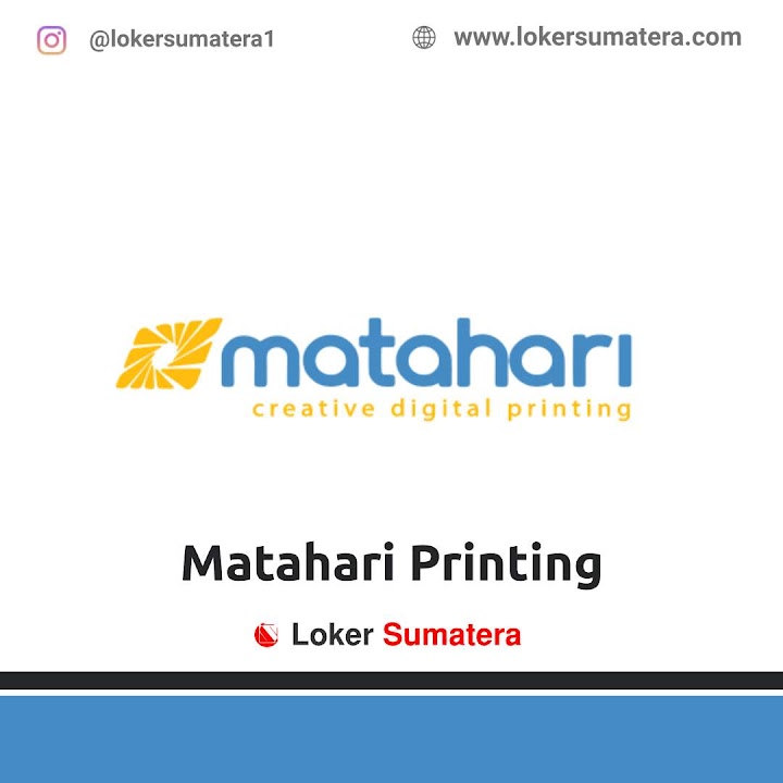 Lowongan Kerja Pekanbaru, Matahari Printing sebagai Designer Lowongan Kerja Pekanbaru, Matahari Printing sebagai Designer