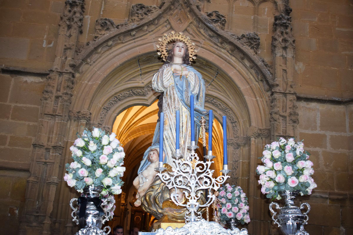 Horario e Itinerario Procesión Inmaculada, Patrona y Alcaldesa Honoraria de Lopera