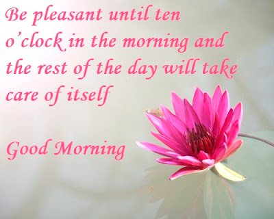 Good Morning Image With Pink Flowers Good Morning Image With Pink Flowers