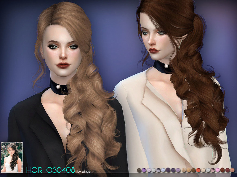 Sims 4 Ccs The Best Hair By Wingssims Sims 4 Sims 4 Sims 4 Images And