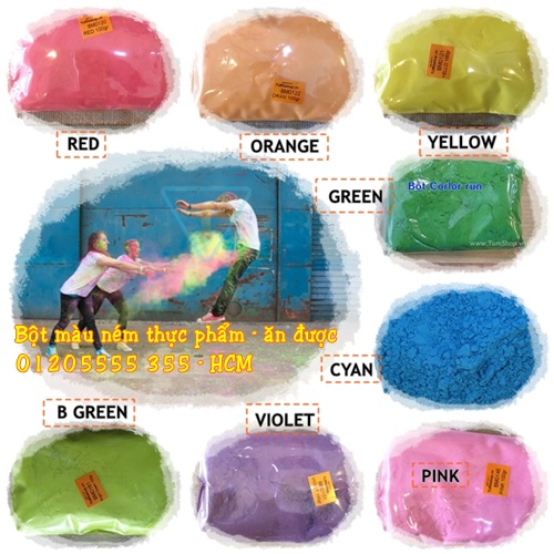 Bột màu ném, bột màu chụp hình