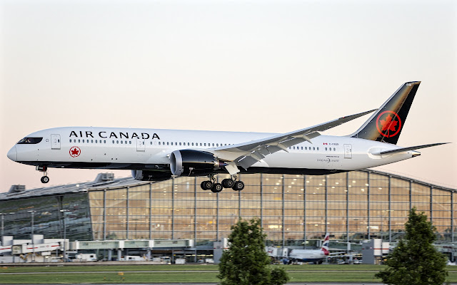 air canada boeing 787-9 dreamliner