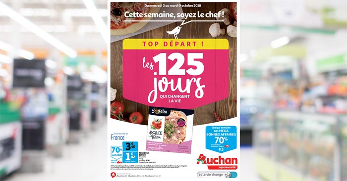 Prospectus Auchan Supermarché Du 3 Au 9 Octobre 2018 Catalogue Auchan Supermarché Du 3 Au 9 Octobre 2018