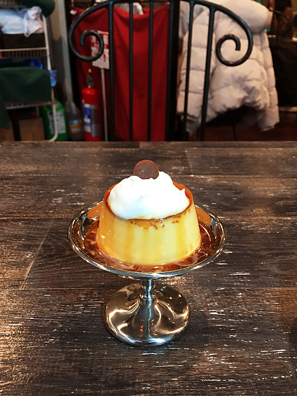 新宿の健康プラザハイジアビル4階にある本格和食カフェ『No.13cafe(サーティーンカフェ)』の鶏卵プリン