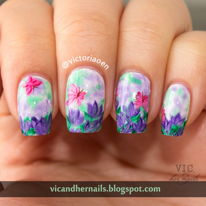 Vic and Her Nails Spring Awakening Nail Art Contest by Nailpolis