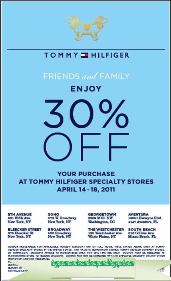 tommy promotion code
