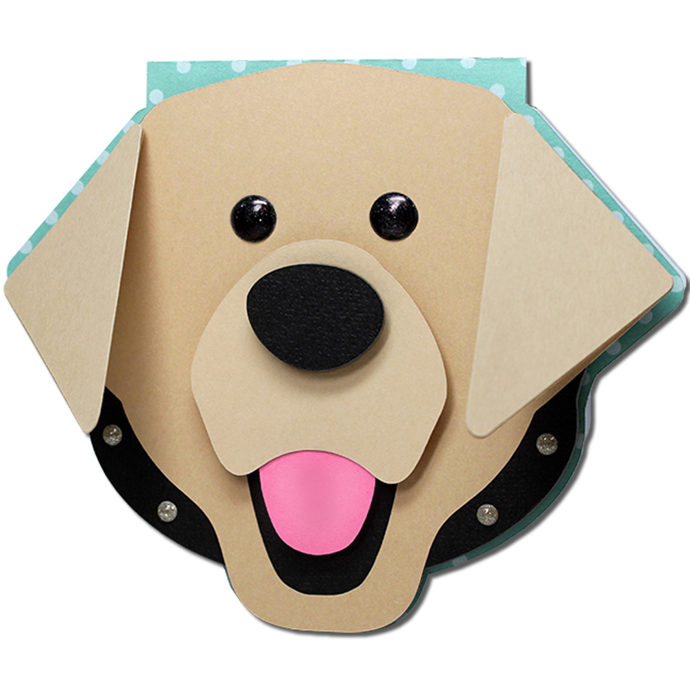 JMRush Designs Floppy Ears Labrador Retriever Card