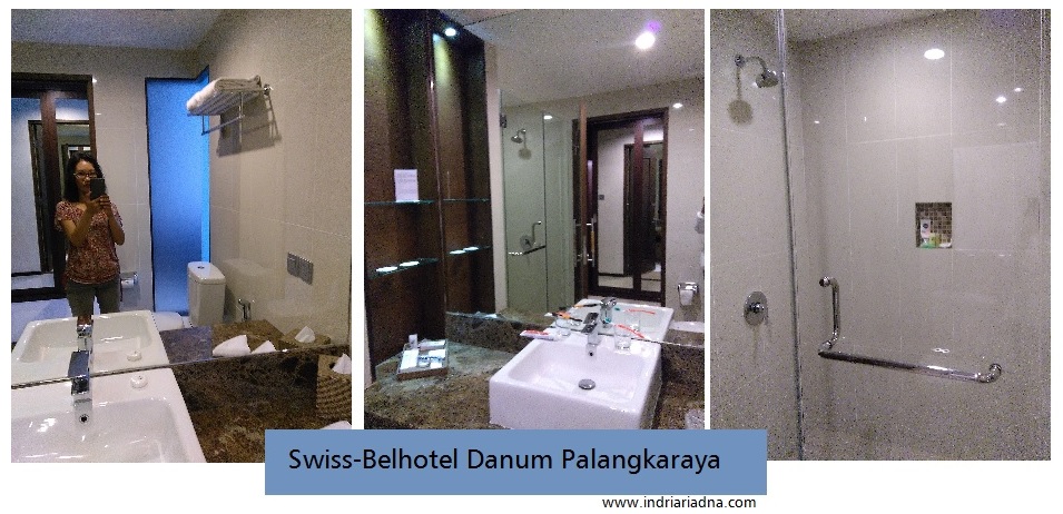 review swiss-belhotel danum palangkaraya area kamar mandi swiss-belhotel  danum palangkaraya
