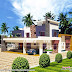 Flat roof contemporary 5 BHK home