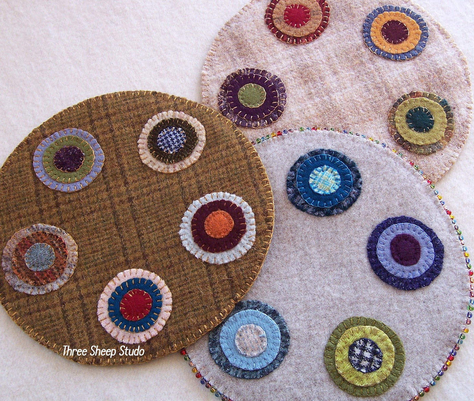 Three Sheep Studio Penny Rug Mat...