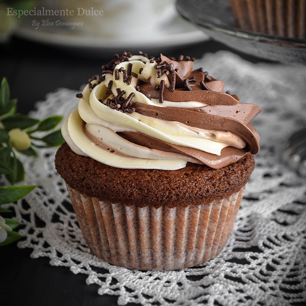 Cupcakes Tarta tres chocolates (Sin gluten) Especialmente Dulce