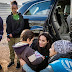 Angelina Jolie visita acampamentos de refugiados com as filhas