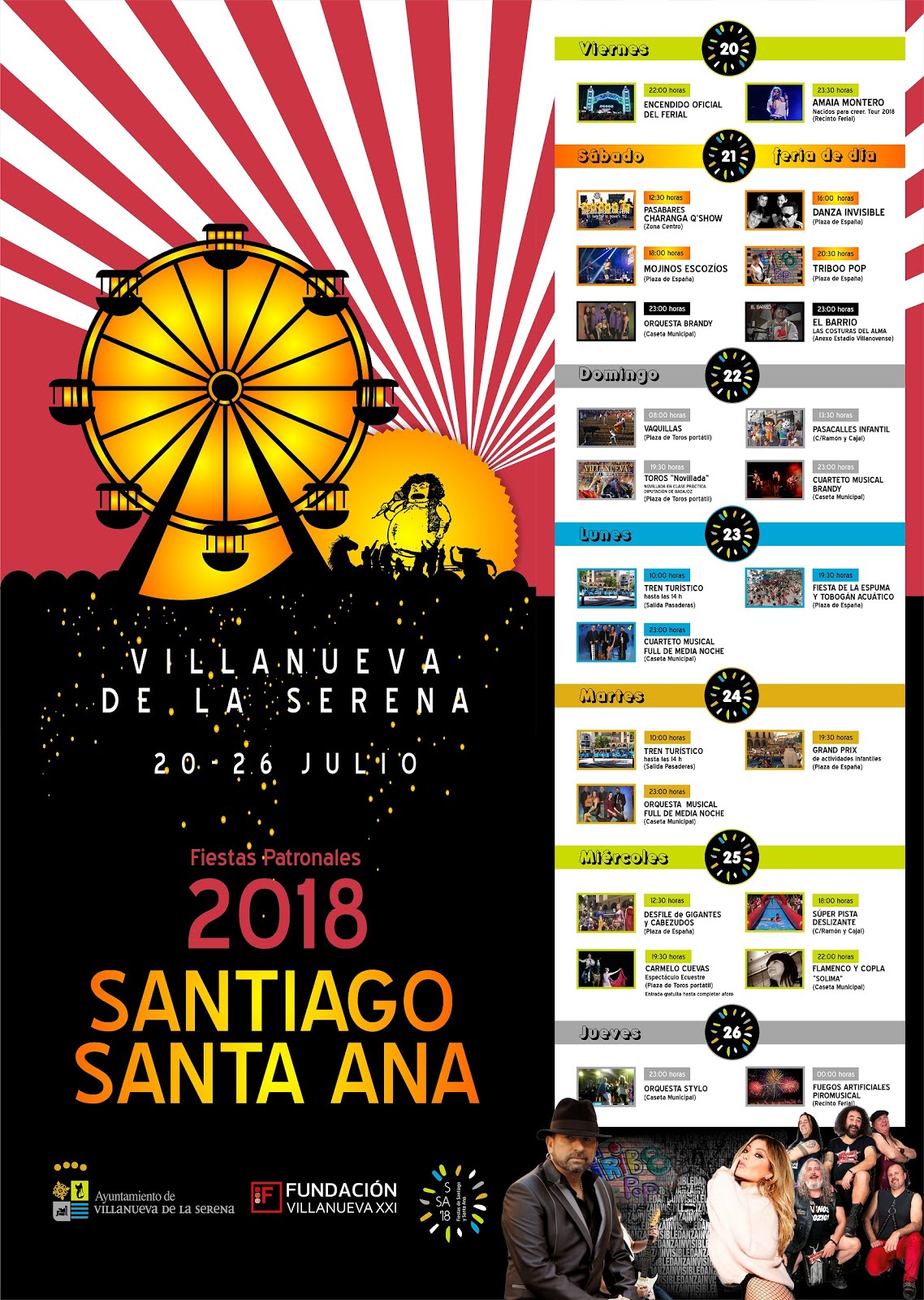Santiago y Santa Ana 2018