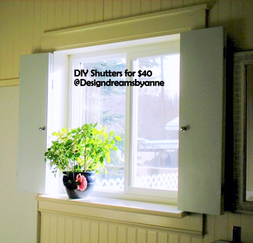 DesignDreams by Anne: DIY Shutters for the Bathroom