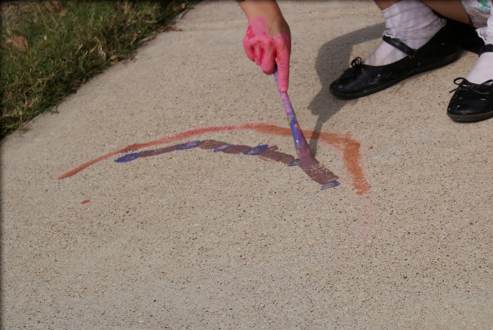 The Dixon Daily Sidewalk Chalk Paint Day