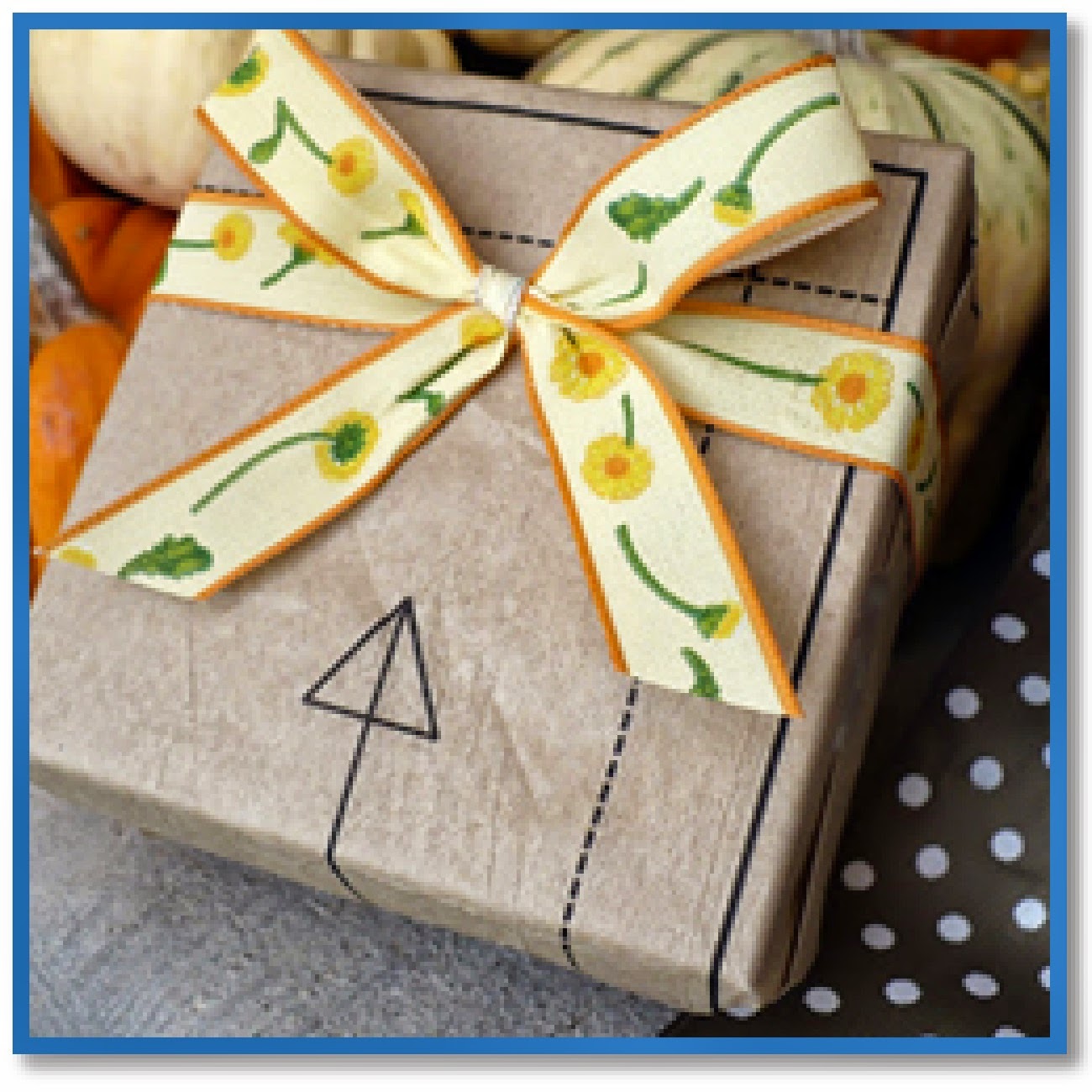 sewing pattern gift wrap