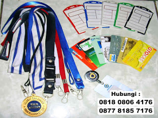 Pembuatan lanyard id card atau tali id card polyester murah di tangerang
