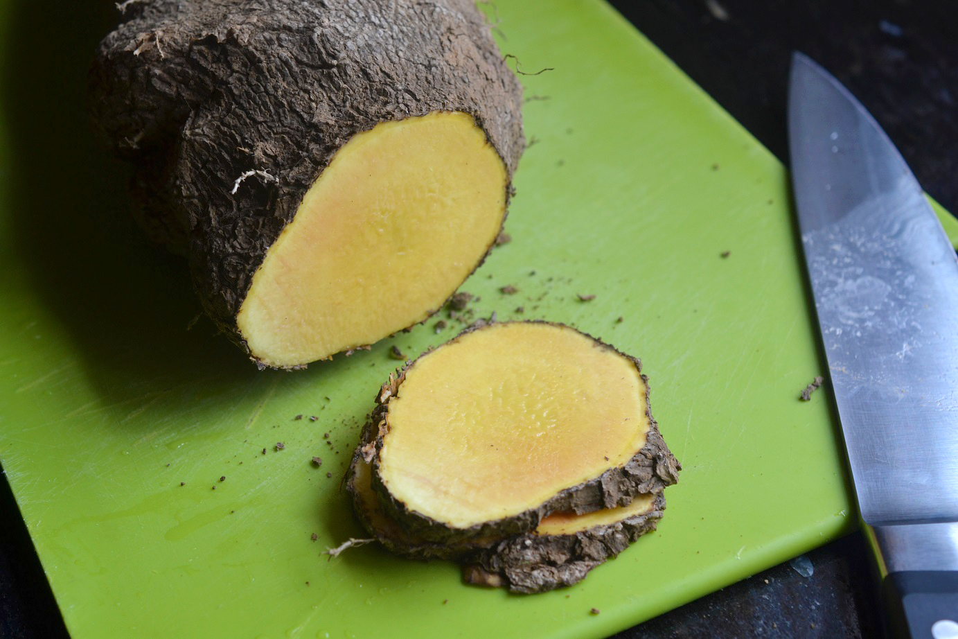 Greedy Girl Jamaican Yellow Yam croquettes with honey escovitch sauce