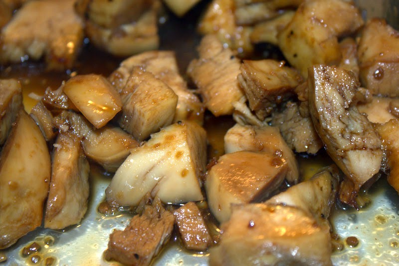Recipe Rebels HONEY GARLIC CHICKEN BREAST CUBES HONEY, GARLIC, BROWN