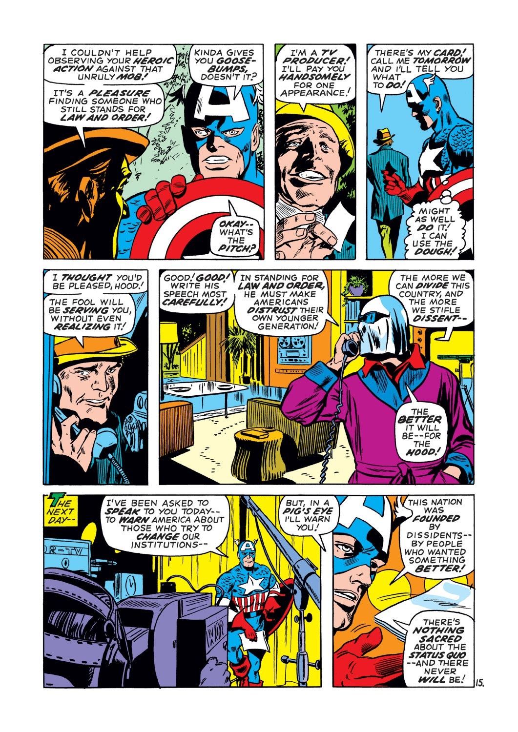 Read online Captain America (1968) comic -  Issue #130 - 15