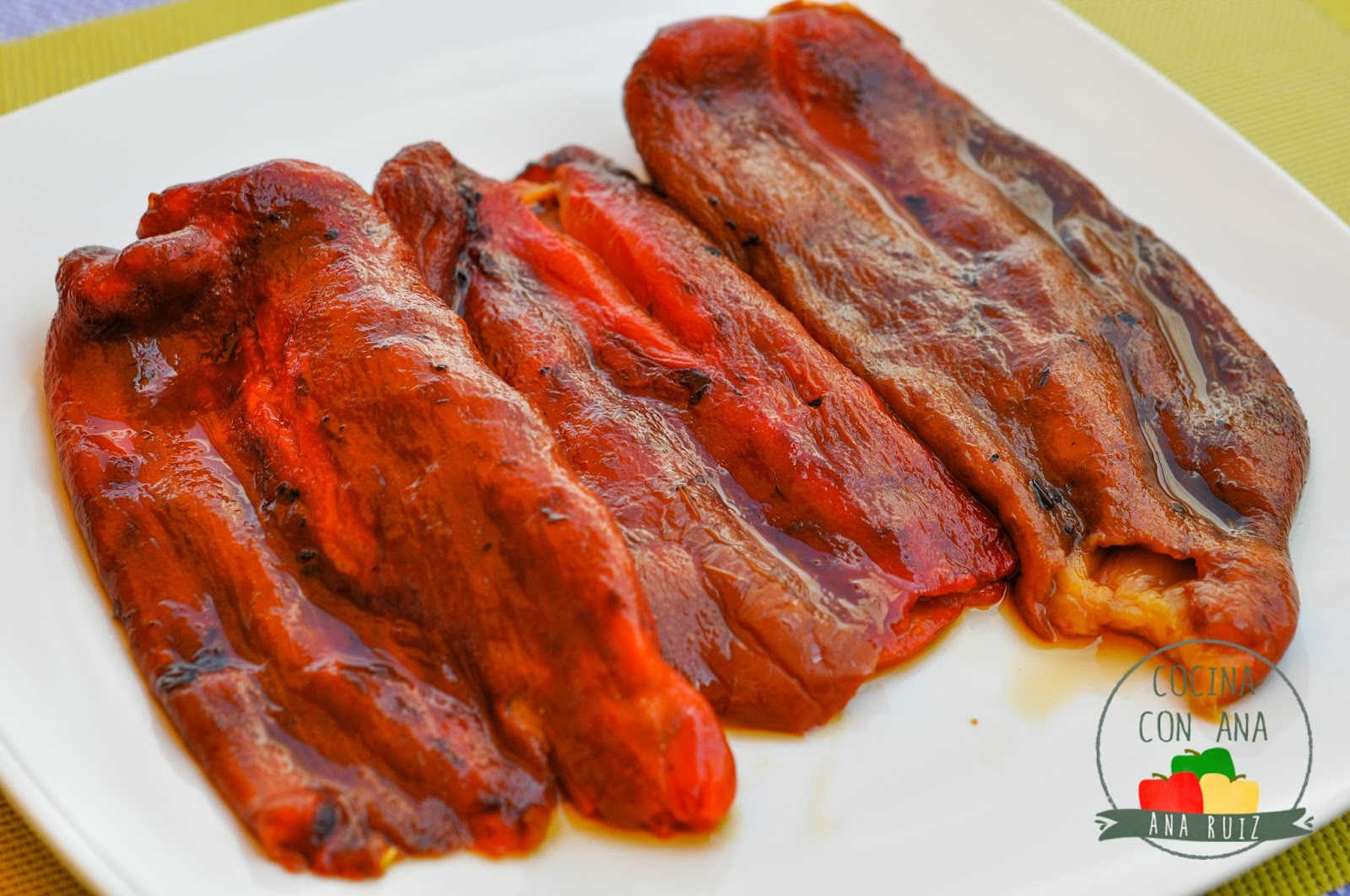 COMO ASAR PIMIENTOS Cocina con Ana