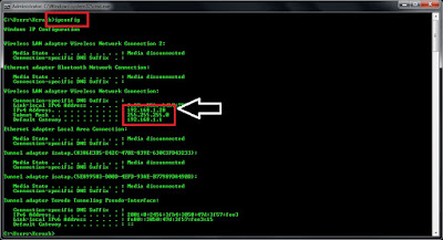 Cara melihat IP address menggunakan cmd (Command Prompt)