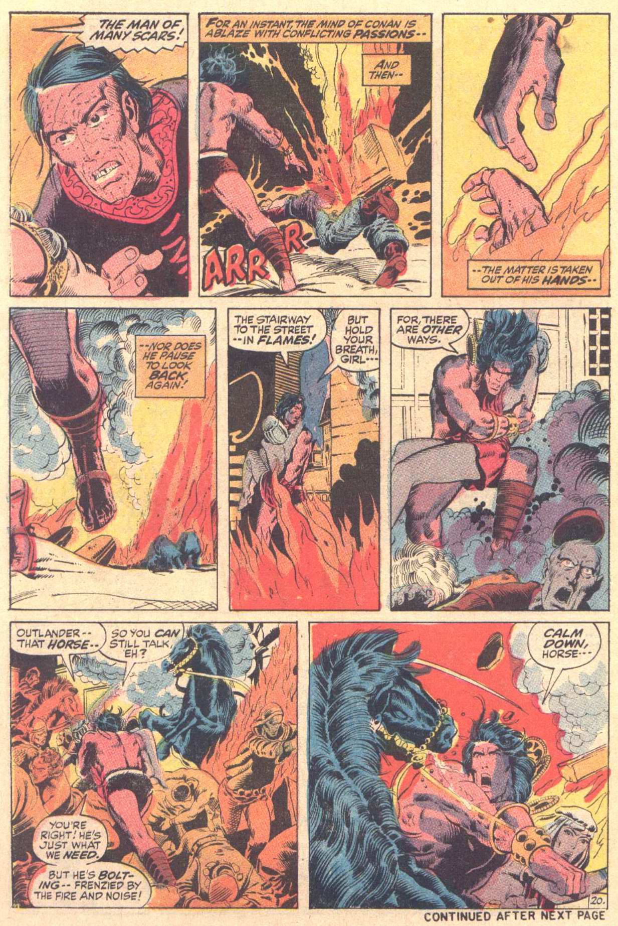 Read online Conan the Barbarian (1970) comic -  Issue #13 - 21