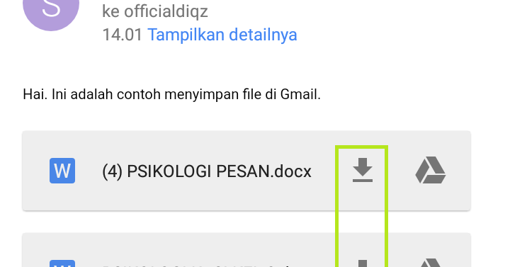 Cara Menyimpan Data Di Email Sendiri