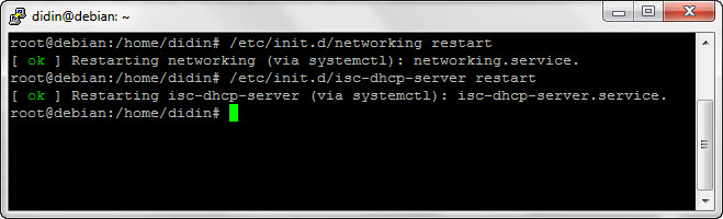 Рестарт сервера. Etc init
