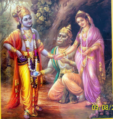 Krishna Jambavati Marriage Picture