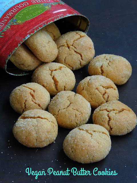 Vegan Peanut Butter Cookies, Vegan Peanut butter biscuits