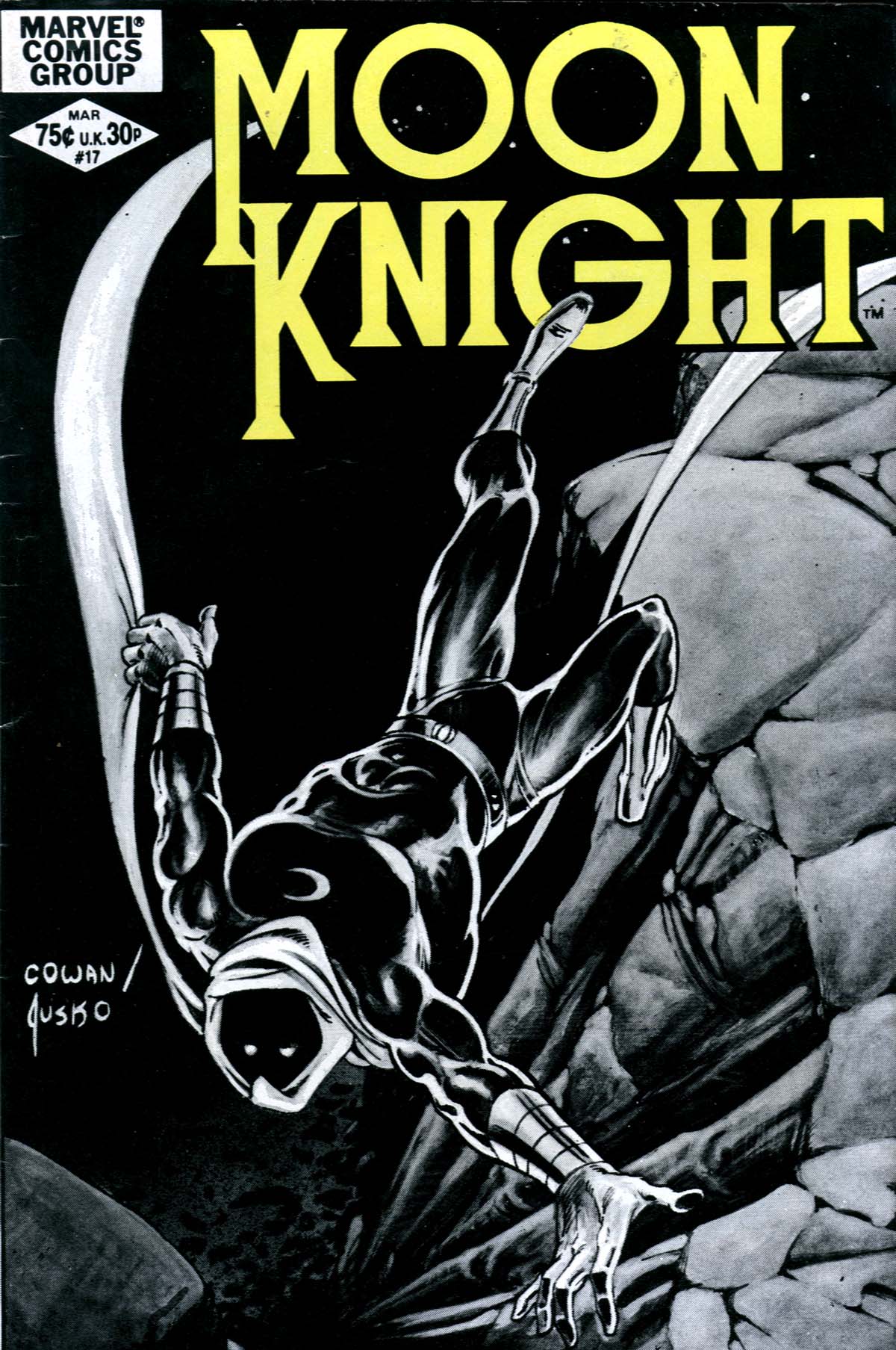 Read online Moon Knight (1980) comic -  Issue #17 - 1