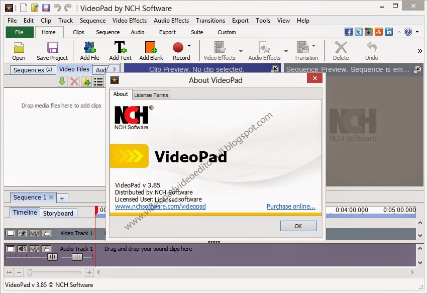 Nch videopad video editor serial key