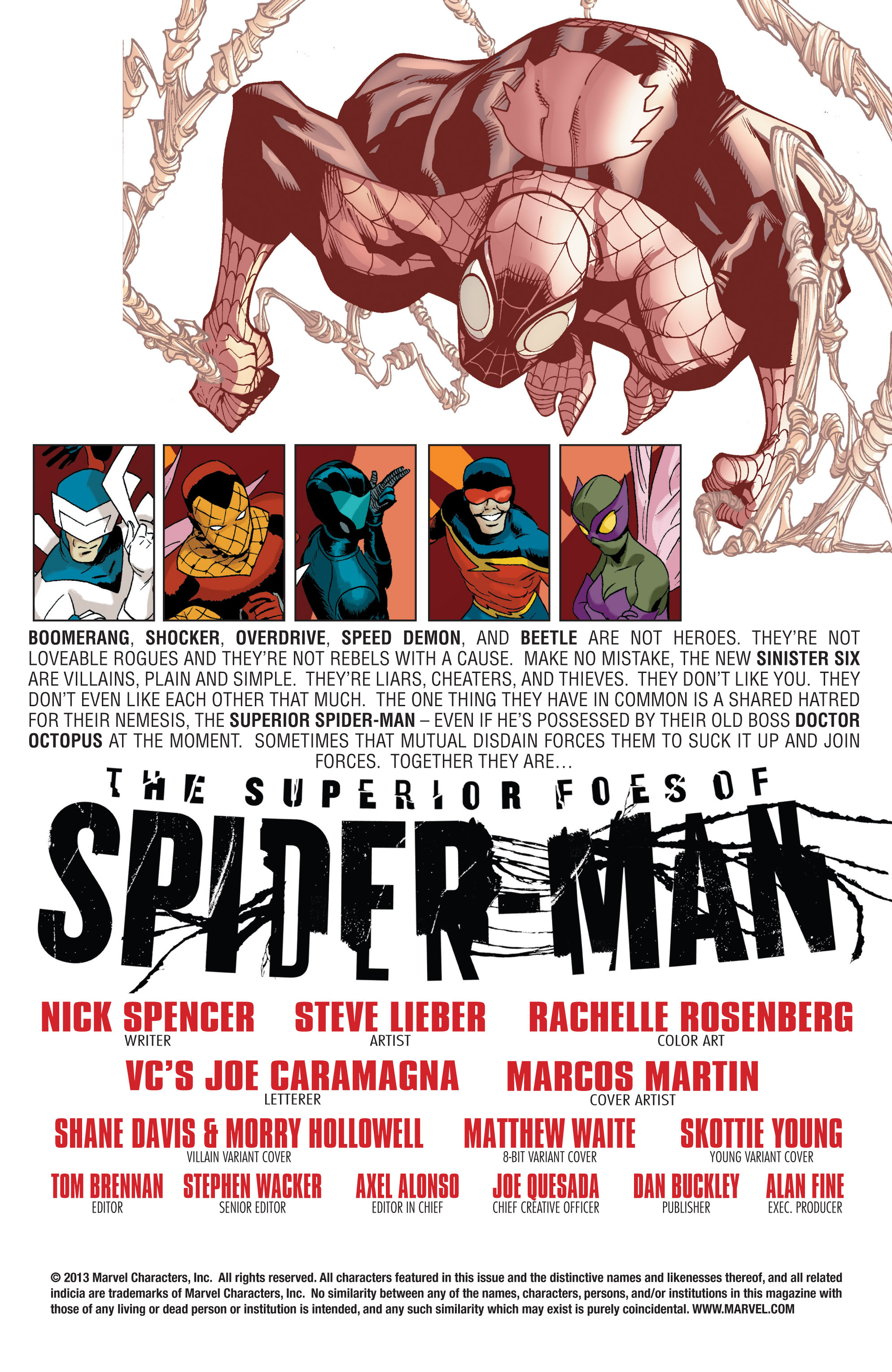 Read online The Superior Foes of Spider-Man comic -  Issue #1 - 2