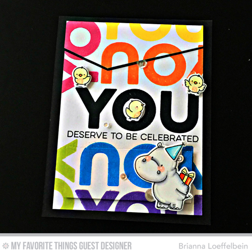 Handmade card from Brianna Loeffelbein featuring products from My Favorite Things #mftstamps
