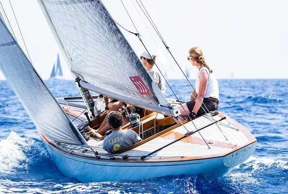 Infanta Elena of Spain and her daugther Victoria Federica Marichalar Borbon attended the training day of 37th Copa del Rey Mapfre Sailing Cup