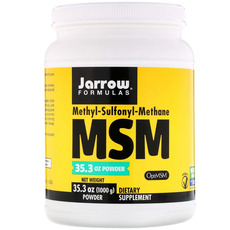 Jarrow Formulas, MSM (Метил сульфонил метан) в порошке, 35,3 унции (1000 г)