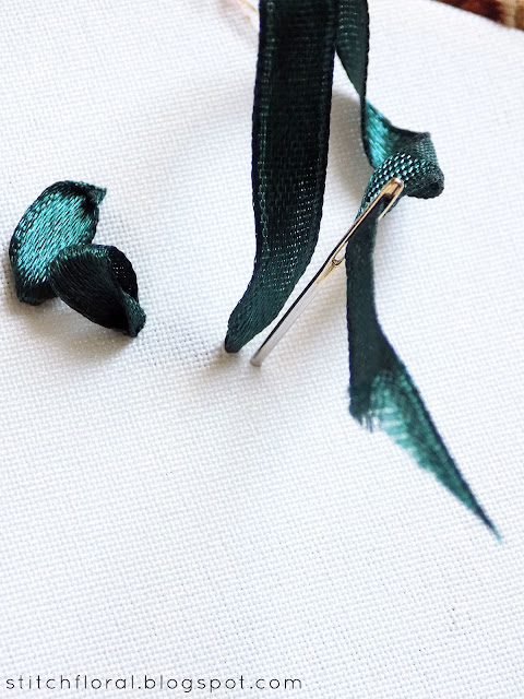 Ribbon embroidery: basic stitches
