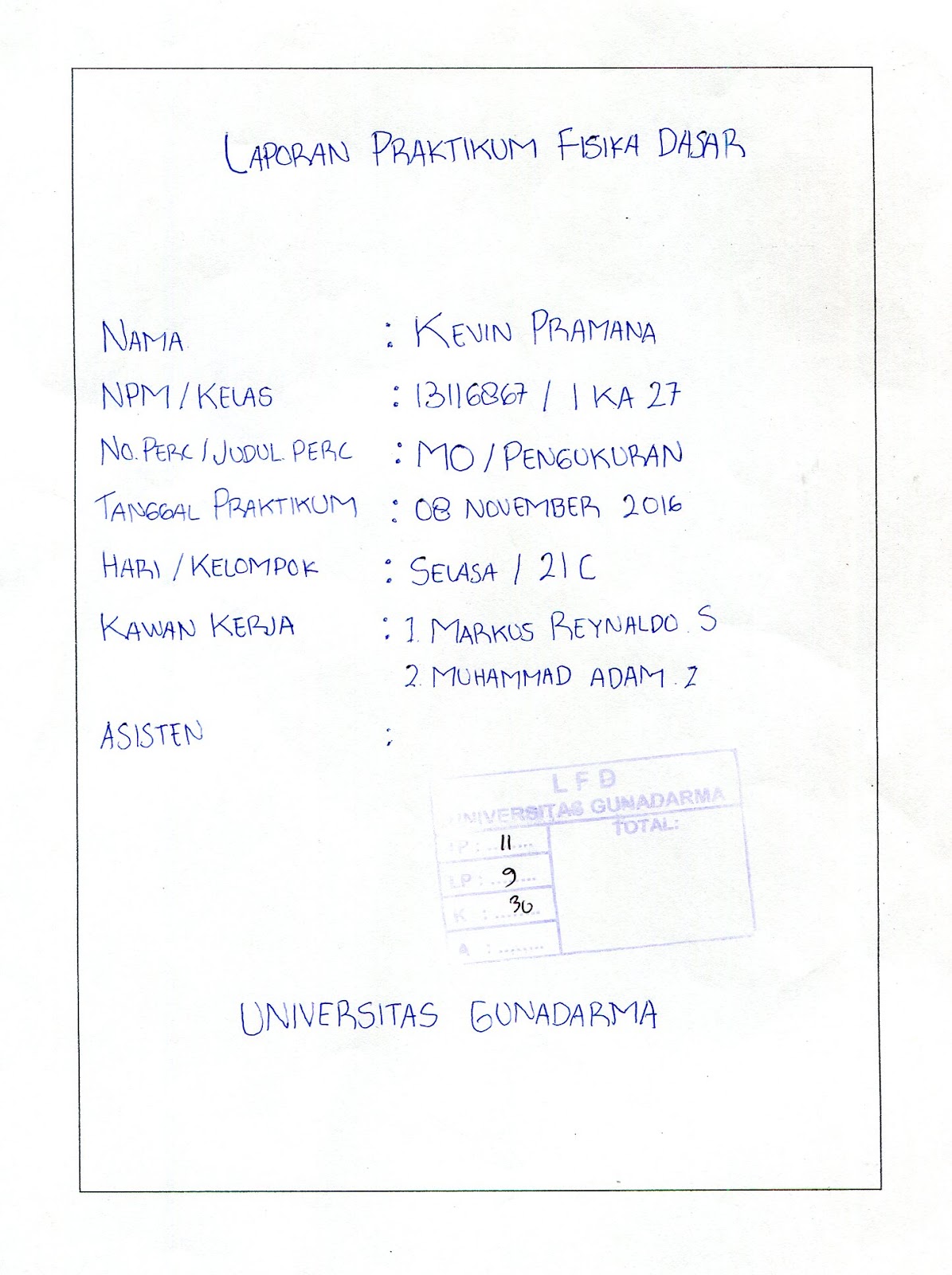Contoh Latar Belakang Laporan Praktikum Fisika Pengukuran